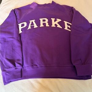 PARKE Back to School Varsity Mockneck - Amethyst